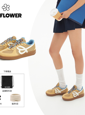 HBD&We Flower联名款2025新上德训鞋女男同款百搭运动休闲鞋板鞋