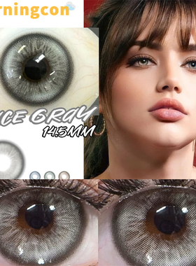 CHEOCO美瞳R523直径近视正品混血自然隐形眼镜韩国进口日抛十片装