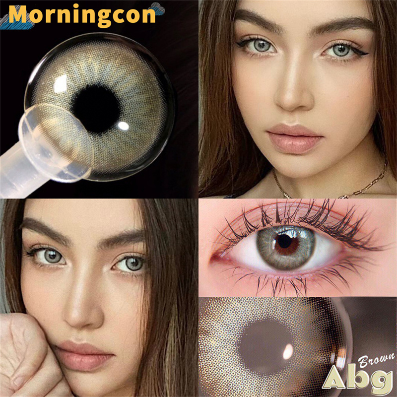 茉莉绿色美瞳半年抛彩色隐形眼镜正品混血自然日常官方旗舰店