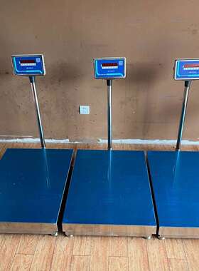 湘北恒 不锈钢防水电子秤 tcs200/100kg台秤 60x80cm家用 计重秤