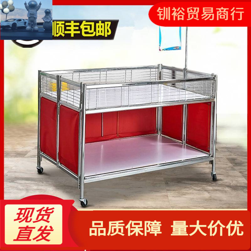 卖东西的小推车摆摊手推商用折叠移动地推车带轮子货架展示柜