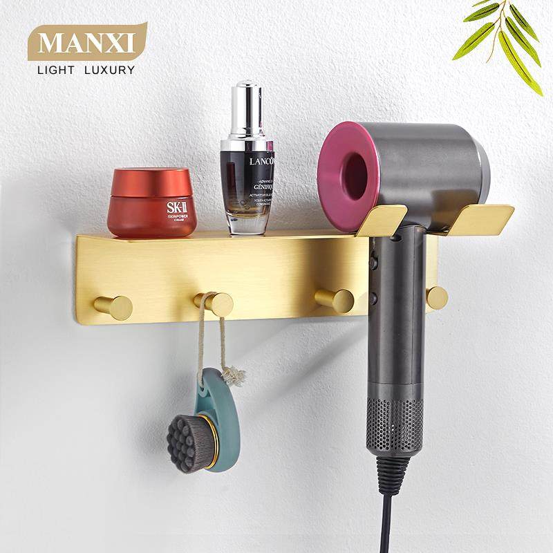 全铜吹风机架子卫生间置物架壁挂式浴室墙上吹风筒收纳挂架免打孔,鲜花速递/花卉仿真/绿植园艺,割草机/草坪机,淘宝优惠券,粉丝福利购,淘宝优惠卷