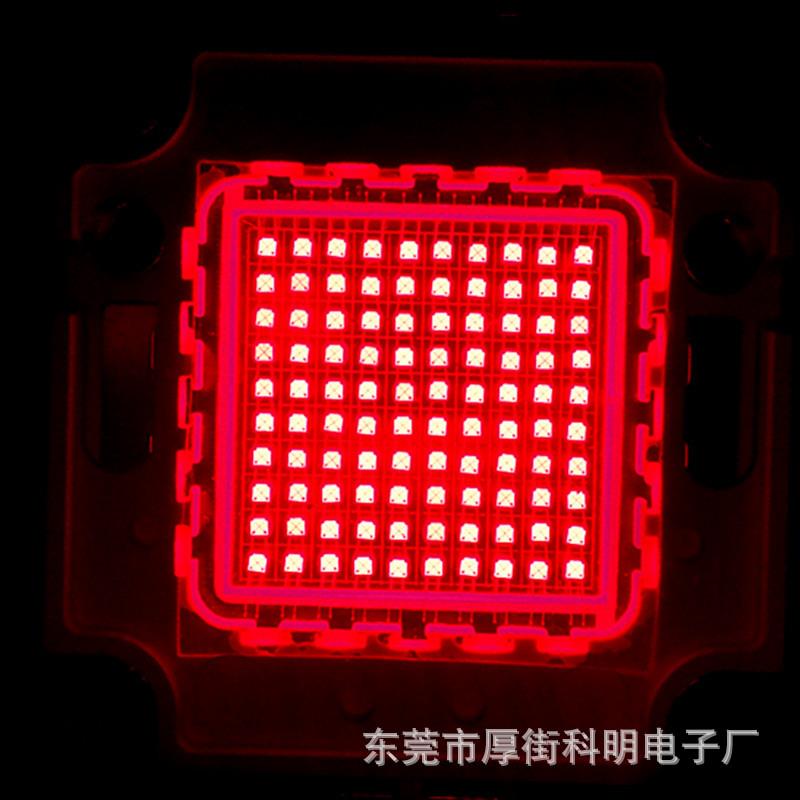 LED灯珠 100W 42mil 红光 波长620-630nm 大功率集成