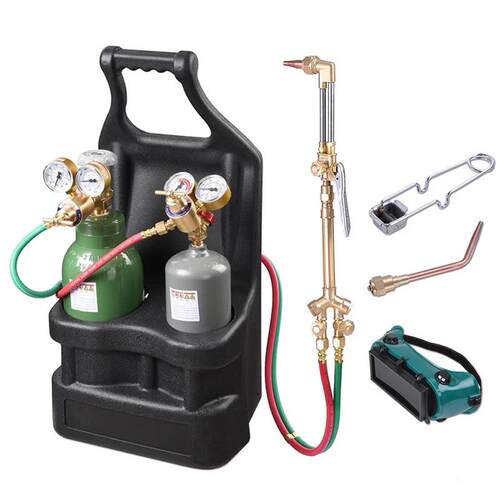Welding Cutting Torch Kit withTote Refillable Tanks气瓶焊割