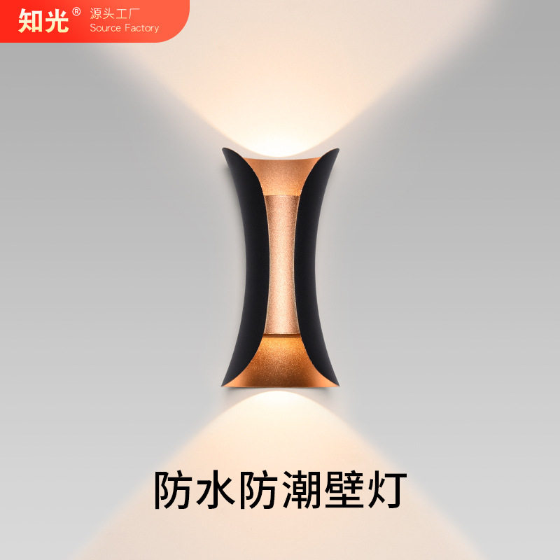 户外壁灯防水过道阳台庭院灯酒店室外双头走廊外墙墙灯