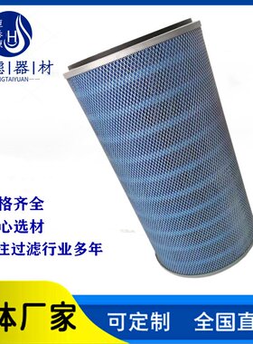 P191889喷丸机空气除尘滤芯 325*670车间阻燃过滤筒