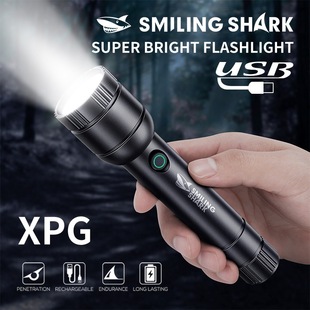 Multifunctional flashlight car emergency window hammer