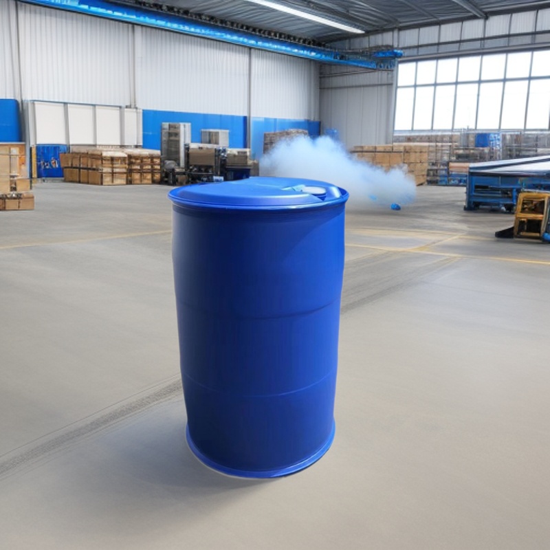 大蓝桶200升双环塑料桶200L双闭口蓝色化工桶双层200L大容量