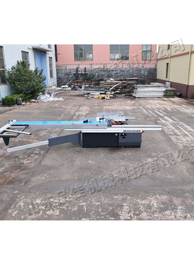 胶合板纤维板裁板锯 小型可升降自动推台据 电动细木板锯切设备