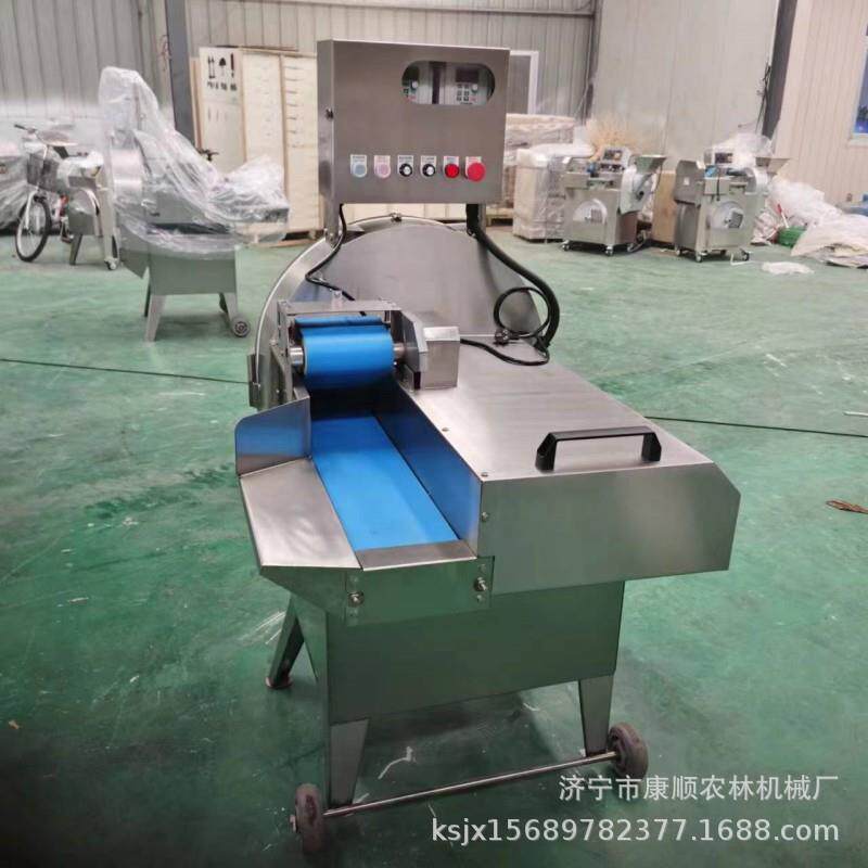 大型大产量工厂切菜丝机四川莴笋切片机图片胡萝卜切丁块机