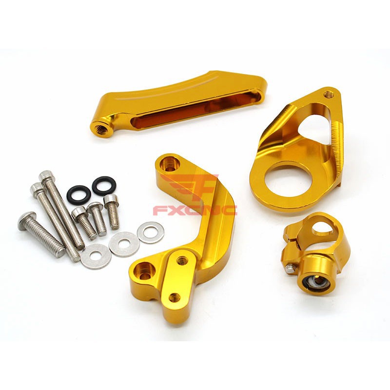 适用摩托车铃木GSXR100009-15CNC方向阻尼器钛尺码平衡杆改装