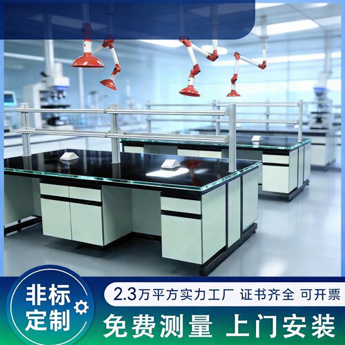 16mm环氧树脂台面实验台化学试验操作工作台实验室钢木边台实验台