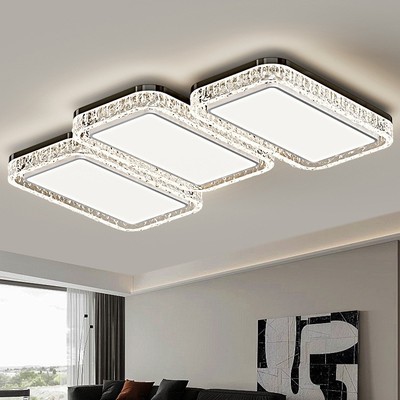 客厅吸顶灯意式极简轻奢高级感2025新款设计师款全屋灯具套餐组合