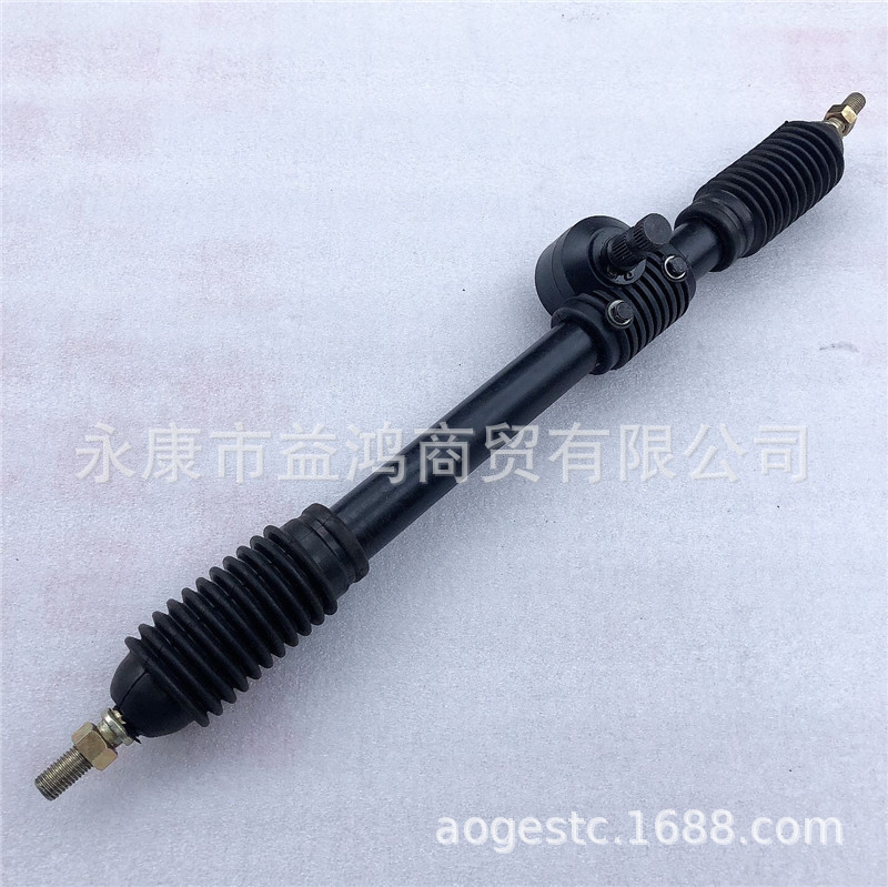 DIY自制四轮卡丁车塑料偏心方向机长490MM配件改装摩托车连接器