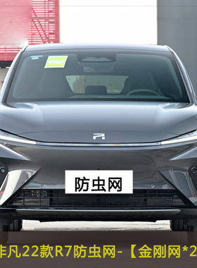 22款非凡R7汽车防虫网车前脸中网改装水箱保护网挡杨棉防柳絮网罩