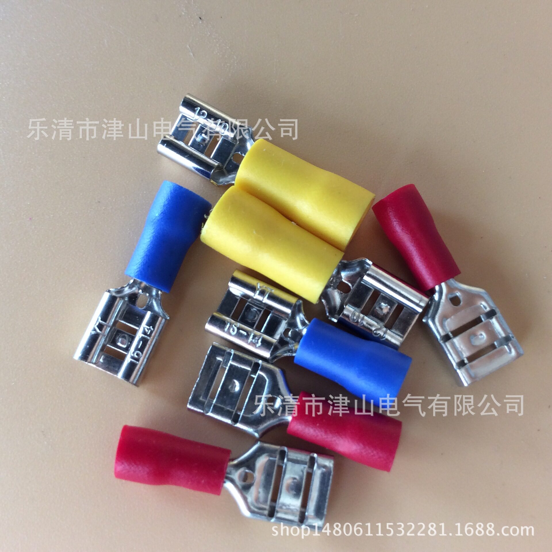 厂家批发  FDD2-250 母预绝缘端头 6.3护套插簧