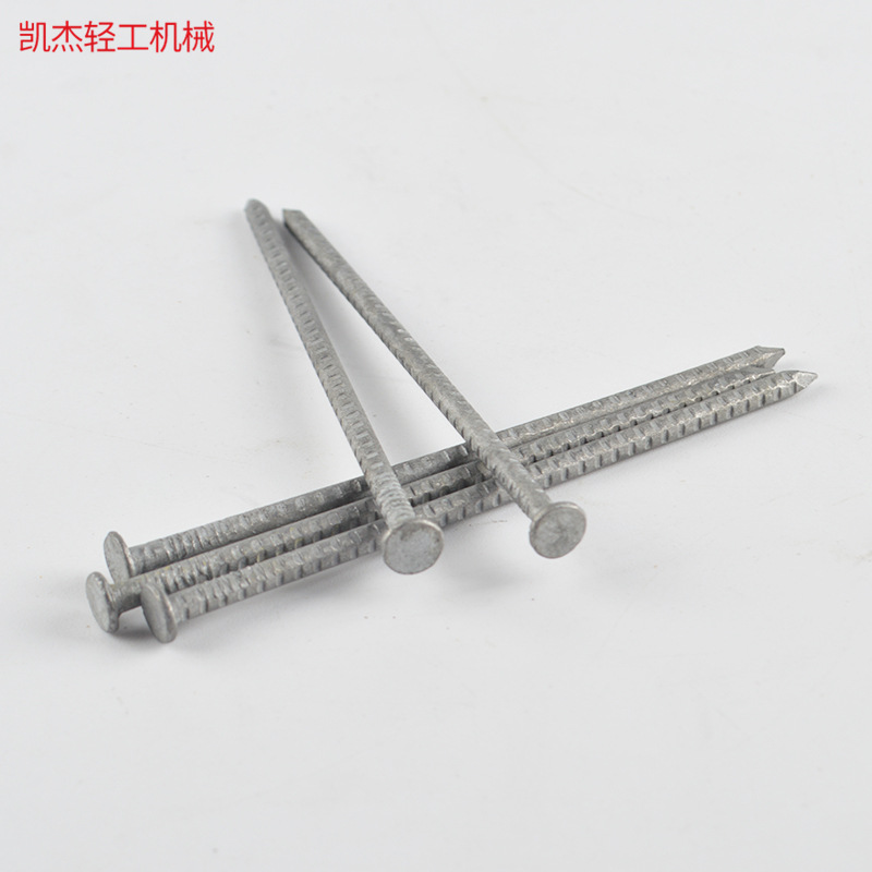 厂家批发建筑镀锌铁钉 木工门窗钉子50mm x 2.5mm镀锌抛光圆钉