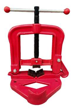 重型管子压力钳三角架台虎钳龙门钳管子夹具台钳工作台镀锌管