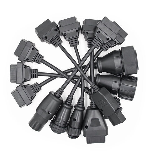 8PCS Truck Cable For AUTO DS150 TCS OBD2卡车故障检测仪连接线
