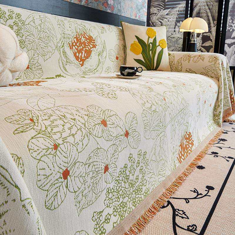 2025新款沙发盖布盖巾法式复古高级感四季通用沙发巾沙发套罩