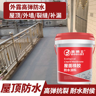 屋顶防水补漏材料聚氨酯涂料楼面防水堵漏王阳台房顶裂缝堵漏厂家