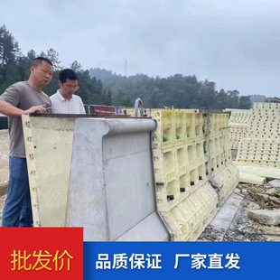 ABS PP塑钢桥梁护栏公路现浇柱防撞墙模板水沟挡土墙多种异形可做