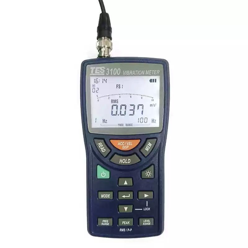 台湾泰仕 TES-3100 数字振动计 速度加速度位移