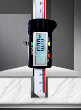 5IJO桂林电子数显深度尺单钩带表游标深度尺勾尺 0-150 200 3