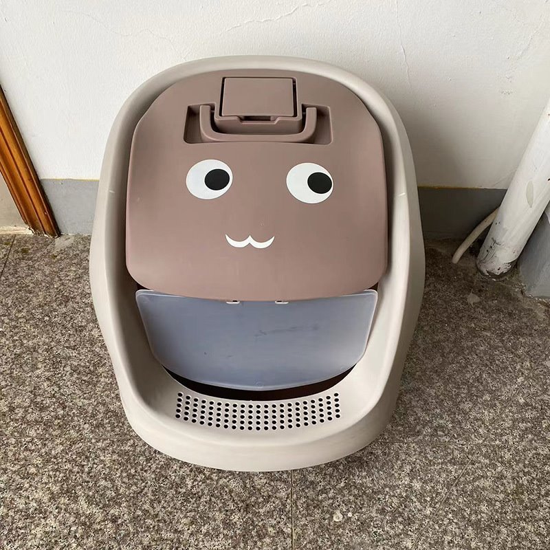 现货供应全封闭式猫砂盆大号防臭防外溅猫厕所宠物猫咪用品猫砂盆
