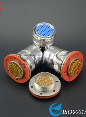 玻璃烧结 55芯气密封连接器 YG51玻璃密封防真空航空插头STMS