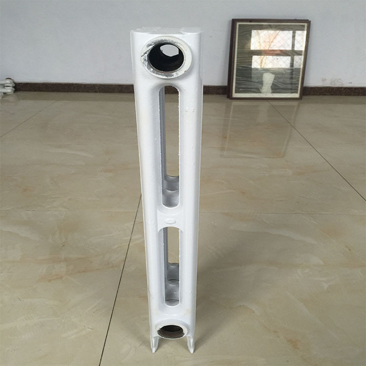 落地式水暖二柱铸铁散热器椭圆柱750铸铁暖气片平顶750铸铁散热器