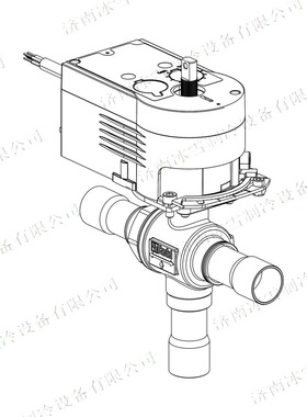 Castel卡士妥三通电动球阀6690M/9A2 (2)带ODS铜接头