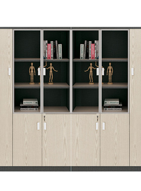 现代简约文件柜立体式多功能办公档案柜资料过落地书柜GYC33