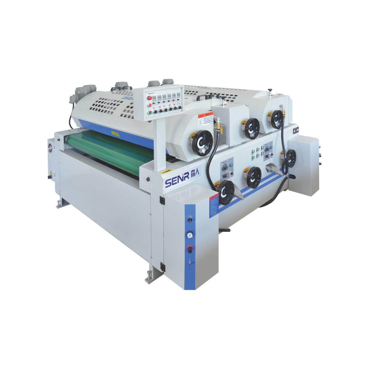 实木家具UV底漆辊涂专用补土+单辊复合UV滚涂机