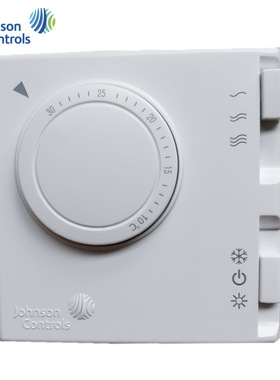 Johnson江森T125AAC-JS0风机盘管用机械拨盘式温控器开关面板
