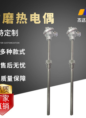 耐磨热电偶WRNN-130 WRNM-330 电厂水泥厂耐磨热电偶 厂家供应