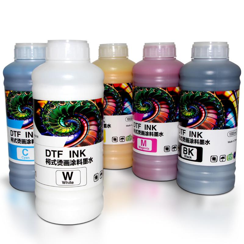 DTF柯式烫画打印墨水热转印专用涂料墨水不透底牢固度高