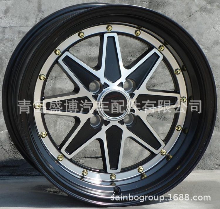 F991270 15寸 盛博 个性改装汽车铝合金轮毂轮辋胎铃