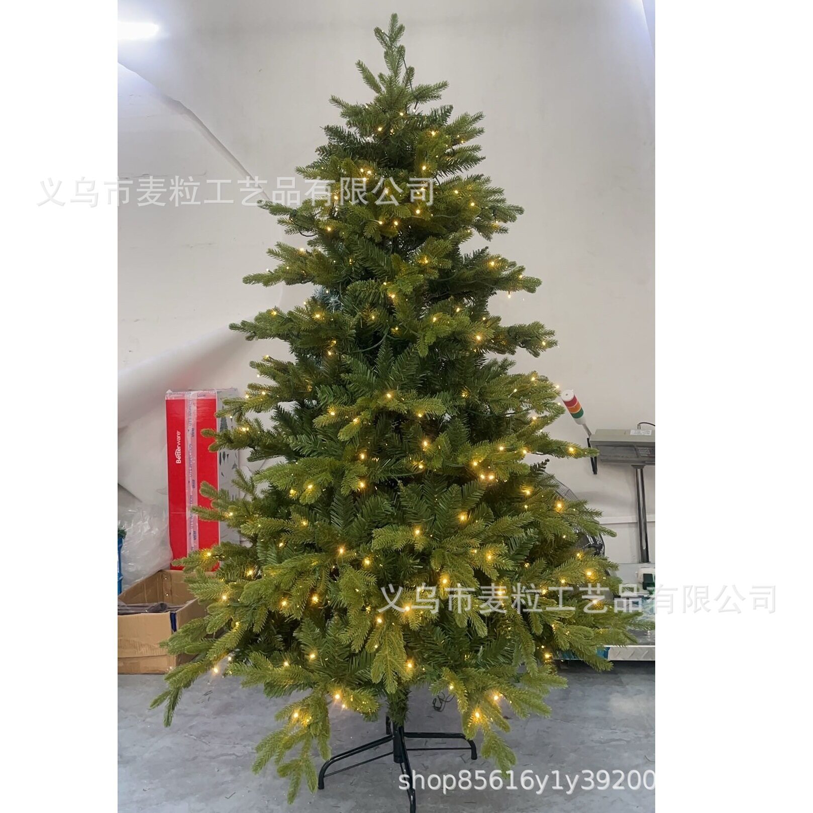 【麦粒工厂】热销PEPVC圣诞树全PE自动圣诞装饰圣诞树