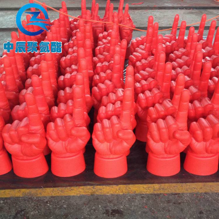 厂家订做PU海棉 高密度发泡PU玩具 压缩海棉手指