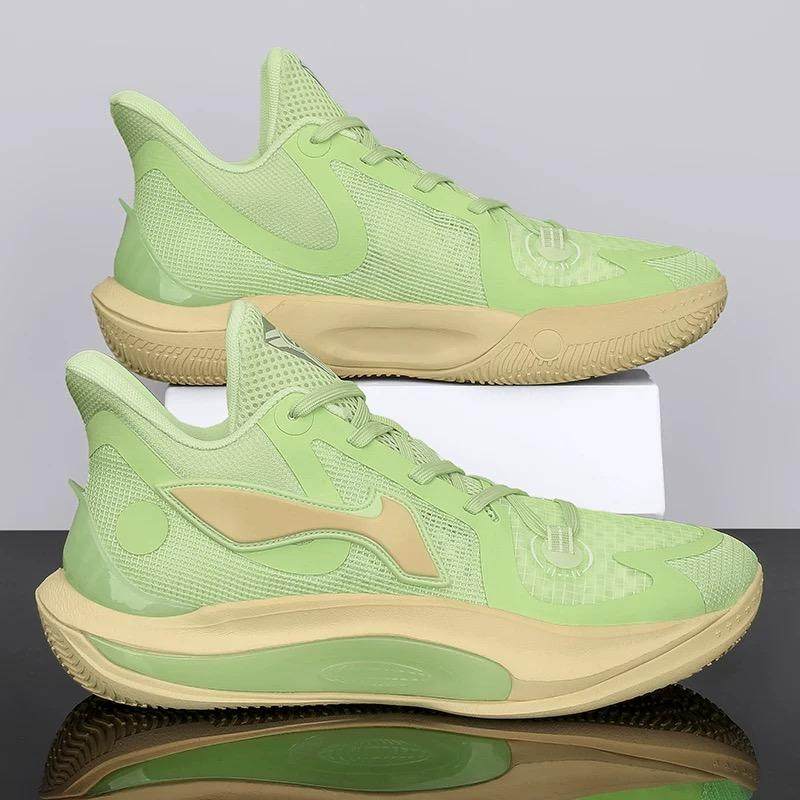 音速11谷雨篮球鞋男大童回弹减震摩擦有声音学生专业实战轻质球鞋