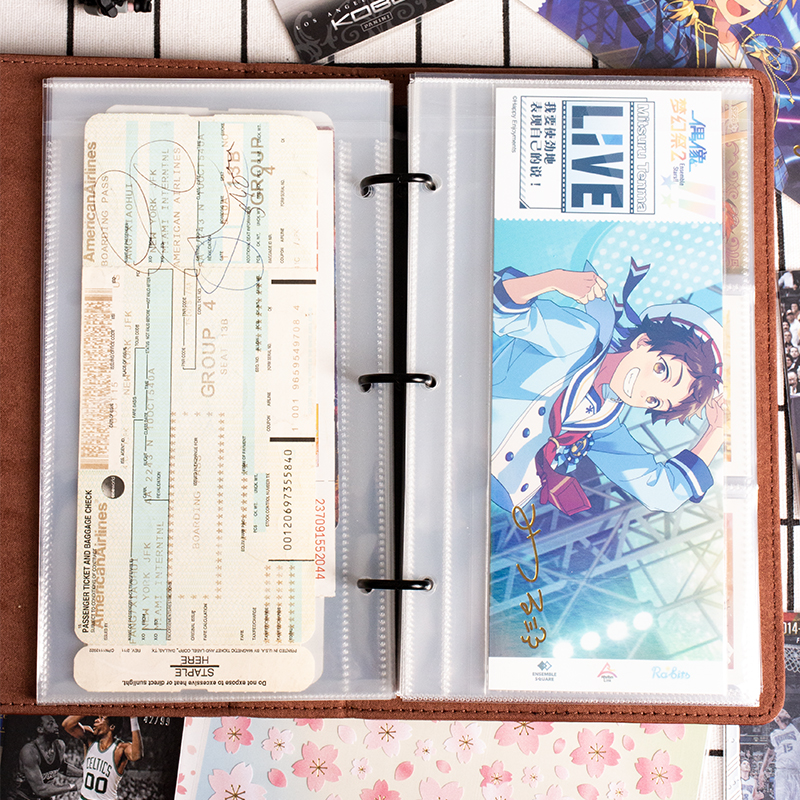 E系列PU皮京京追星专辑小卡追番镭射票ES拍立得收纳册相册