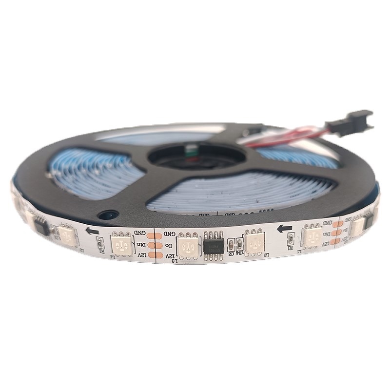 幻彩灯带12v24vLED跑马追光流水rgb全彩WS2811酒吧氛围灯条可编程