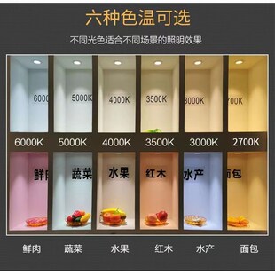 宽电压110v射灯商场展厅二线三线防眩光cob导轨灯 高显指普瑞Ra95