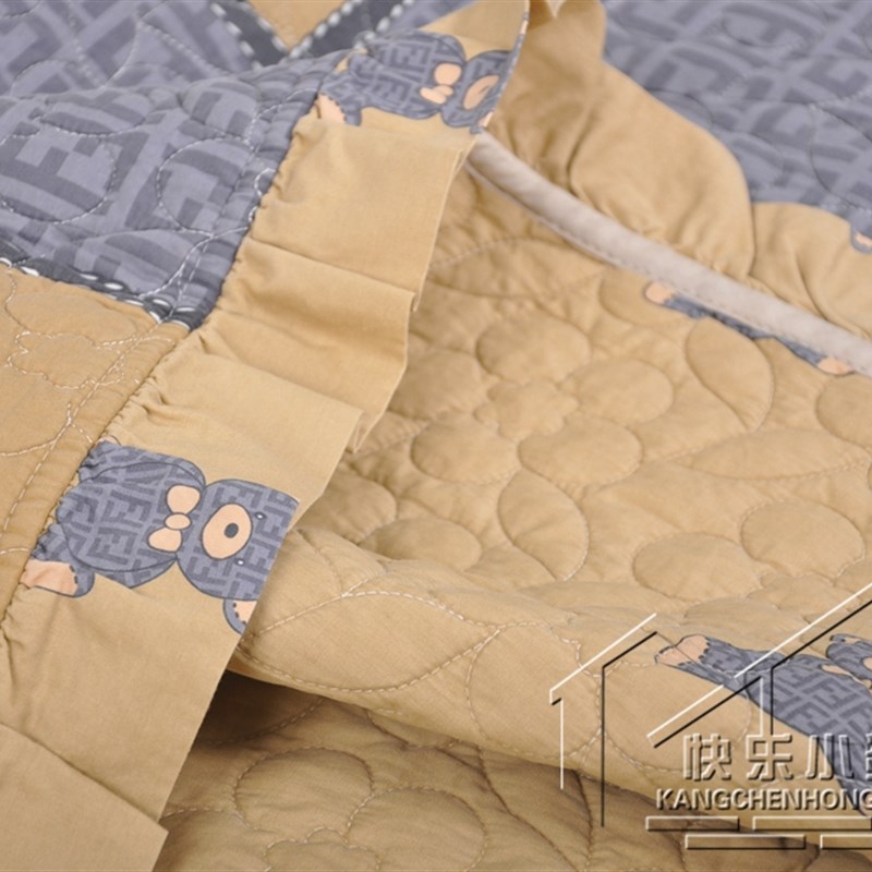 韩式纯棉加厚夹棉床盖床单绗缝四季床垫两面水洗多用垫空调被