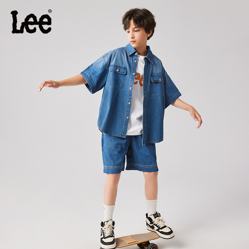 leekids儿童牛仔裤2025新款