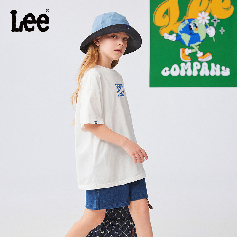 leekids儿童短袖T恤夏季新款