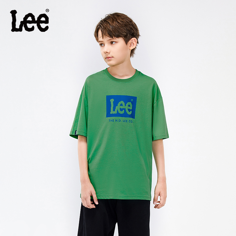 Leekids男童女童短袖T恤休闲