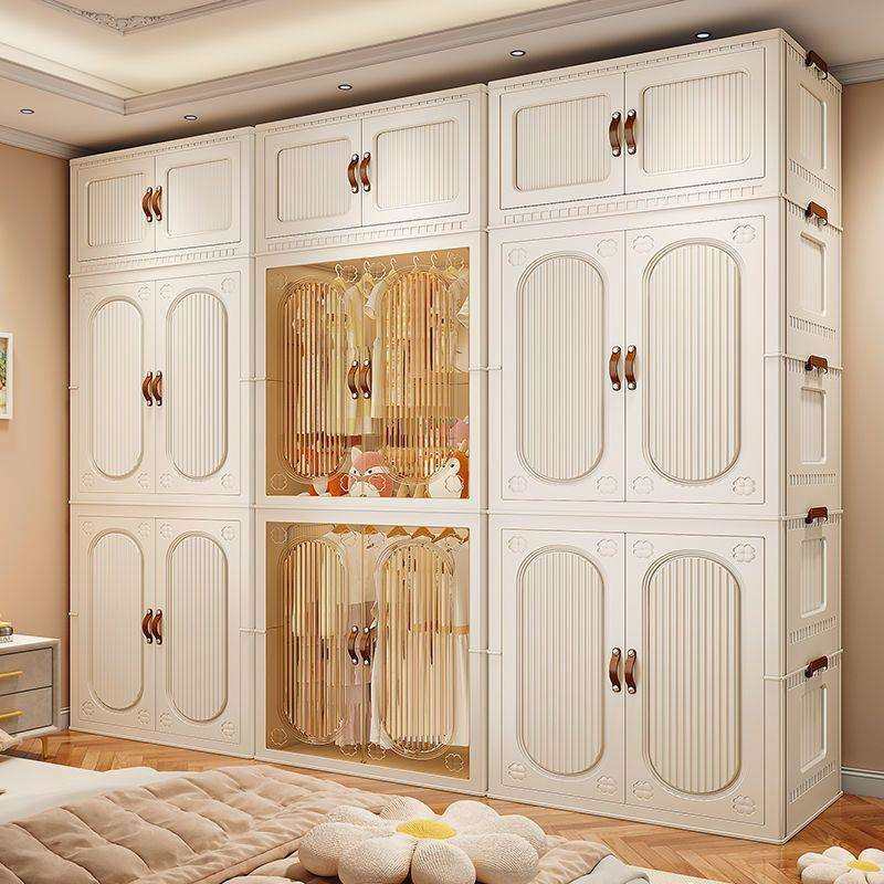 立式收纳柜折叠衣柜卧室家用宿舍出租屋简易衣柜小孩衣橱储物柜子,3C数码配件,USB灯,淘宝优惠券,粉丝福利购,淘宝优惠卷