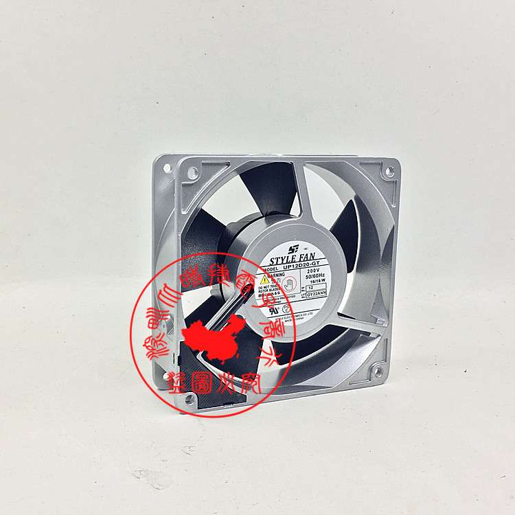 原装STYLEFAN UP12D20-GT 200V 16/15W 120*120*38MM铝框轴流风扇